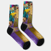 SlipperyJoe's Mardi Gras Bead Necklaces verdoppelt Socken (Rechts)