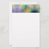 SlipperyJoe's Mardi Gras Festival glittery fleur-d Briefpapier (Vorderseite)