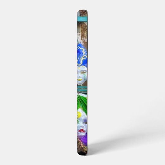 SlipperyJoe's Mardi Gras Männer lila goldgrüner Ba Samsung Galaxy Hülle (Linke Seite)