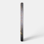 SlipperyJoe's Mardi Gras Mask lila goldgrünes Bl Samsung Galaxy Hülle (Linke Seite)