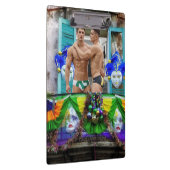 SlipperyJoe's Mardi Gras maskiert Perlendekoration Klemmbrett (Rechts)