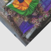 SlipperyJoe's Mardi Gras maskiert Perlendekoration Seidenpapier (Detail)