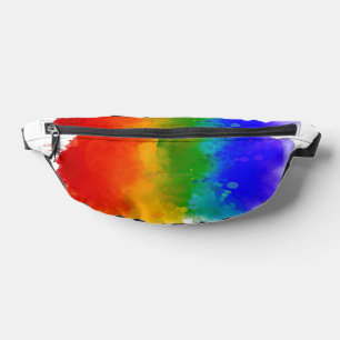 SlipperyJoe's moderne Pride-Splatter-Energie und - Bauchtasche