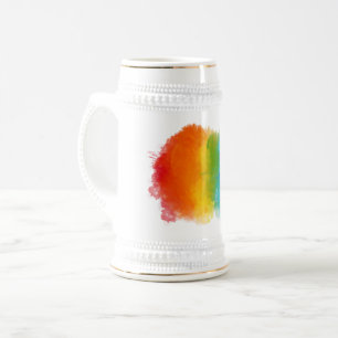 SlipperyJoe's moderne Pride-Splatter-Energie und - Bierglas