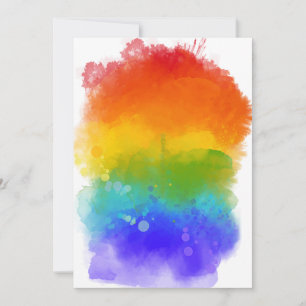 SlipperyJoe's moderne Pride-Splatter-Energie und - Feiertagskarte