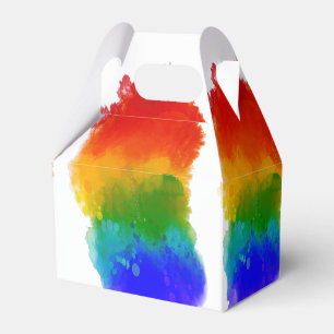 SlipperyJoe's moderne Pride-Splatter-Energie und - Geschenkschachtel