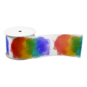 SlipperyJoe's moderne Pride-Splatter-Energie und - Satinband
