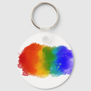 SlipperyJoe's moderne Pride-Splatter-Energie und - Schlüsselanhänger