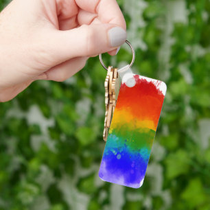 SlipperyJoe's moderne Pride-Splatter-Energie und - Schlüsselanhänger