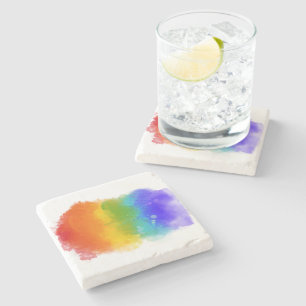 SlipperyJoe's moderne Pride-Splatter-Energie und - Steinuntersetzer