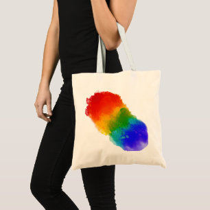 SlipperyJoe's moderne Pride-Splatter-Energie und - Tragetasche