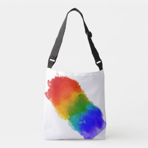 SlipperyJoe's moderne Pride-Splatter-Energie und - Tragetaschen Mit Langen Trägern