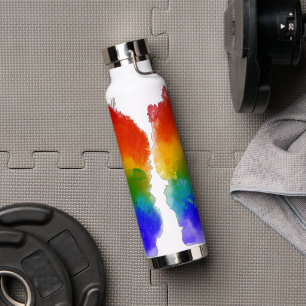 SlipperyJoe's moderne Pride-Splatter-Energie und - Trinkflasche