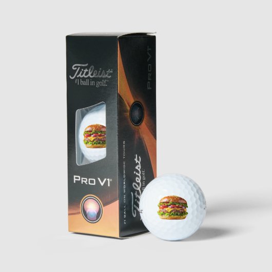 SlipperyJoe's mouthwatering cheeseburger crispy ba Golfball (Verpackung)