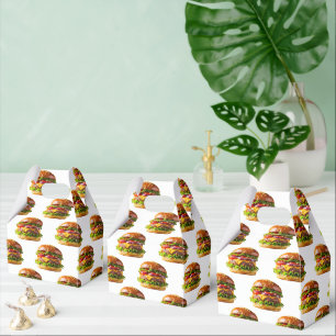 SlipperyJoes mundwässernder Cheeseburger knusprig Geschenkschachtel