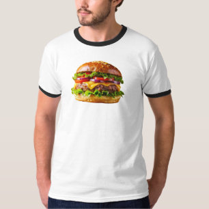 SlipperyJoes mundwässernder Cheeseburger knusprig T-Shirt