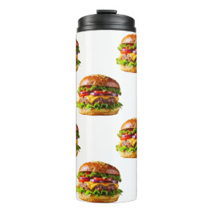 SlipperyJoes mundwässernder Cheeseburger knusprig Thermosbecher