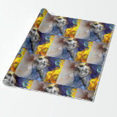 SlipperyJoe's muskulöse Mann-Physik-Dampf-Shirtle Geschenkpapier (Ungerollt)