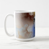 SlipperyJoe's muskulöse Mann-Physik-Dampf-Shirtle Kaffeetasse (Links)