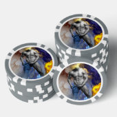 SlipperyJoe's muskulöse Mann-Physik-Dampf-Shirtle Pokerchips (Stapel)