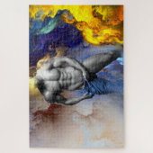 SlipperyJoe's muskulöse Mann-Physik-Dampf-Shirtle Puzzle (Vertikal)