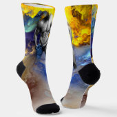 SlipperyJoe's muskulöse Mann-Physik-Dampf-Shirtle Socken (Gewinkelt)