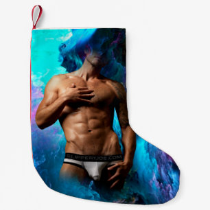 SlipperyJoe's muskulöse Männerunterwäsche Beule ko Kleiner Weihnachtsstrumpf