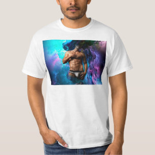 SlipperyJoe's muskulöse Männerunterwäsche Beule ko T-Shirt