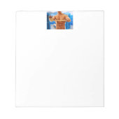 SlipperyJoe's muskulöse, shirriless 6-Pack-Gymnast Notizblock (Vorderseite)