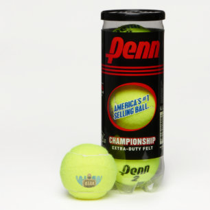 SlipperyJoe's muskulöser kahler Bärenmann stilisie Tennisbälle