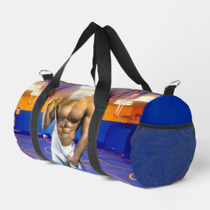 SlipperyJoe's muskulöser Mann Wölbung Sechs-Pack G Duffle Bag