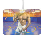 SlipperyJoe's muskulöser Mann wütet Sechserpack-Gy Autolufterfrischer (Rückseite)