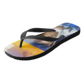 SlipperyJoe's muskulöser Mann wütet Sechserpack-Gy Badesandalen (Schrägansicht)