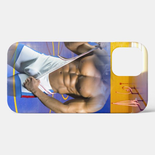 SlipperyJoe's muskulöser Mann wütet Sechserpack-Gy Case-Mate iPhone Hülle (Rückseite (Horizontal))