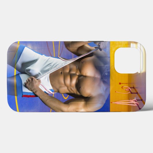SlipperyJoe's muskulöser Mann wütet Sechserpack-Gy Case-Mate iPhone Hülle (Rückseite (Horizontal))