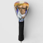 SlipperyJoe's muskulöser Mann wütet Sechserpack-Gy Golf Headcover (Vorderseite)