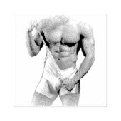 SlipperyJoe's muskulöser Mann wütet Sechserpack-Gy Gummistempel (Prägung)