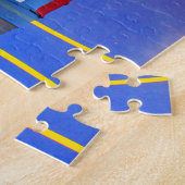 SlipperyJoe's muskulöser Mann wütet Sechserpack-Gy Puzzle (Seite)