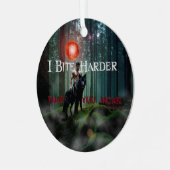 SlipperyJoe's mystische Halloween-Atmosphäre Ornament Aus Metall (Vorderseite links)