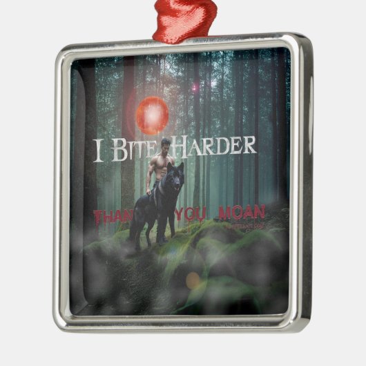 SlipperyJoe's mystische Halloween-Atmosphäre Ornament Aus Metall (Links)