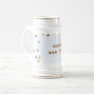 SlipperyJoe's New Year’s celebration scattered bei Bierglas