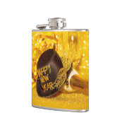 SlipperyJoe's New Year's Eve celebration festive g Flachmann (Links)