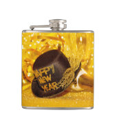 SlipperyJoe's New Year's Eve celebration festive g Flachmann (Vorderseite)