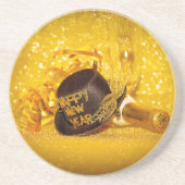 SlipperyJoe's New Year's Eve celebration festive g Getränkeuntersetzer (Vorne)
