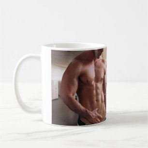 SlipperyJoe's oberkörperfreier muskulöser Männer-T Kaffeetasse