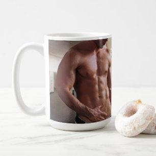 SlipperyJoe's oberkörperfreier muskulöser Männer-T Kaffeetasse