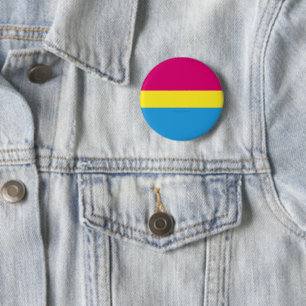 SlipperyJoe's pansexual pride flag gender-blind pi Button