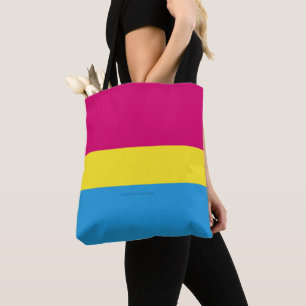 SlipperyJoe's pansexual pride flag gender-blind pi Tasche