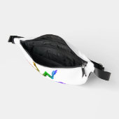 SlipperyJoe's Pride Frog-Figur Lebhaft farbig Bauchtasche (Offen)