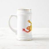 SlipperyJoe's Pride Frog-Figur Lebhaft farbig Bierglas (Links)